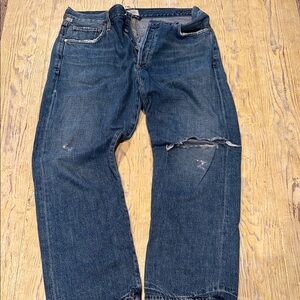 Citizens Of Humanity Emery high rise relaxed crop button fly